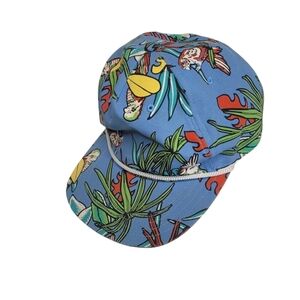 Vans Off The Wall Broloha Blue Birds Adjustable Soft Crown Camper Hat